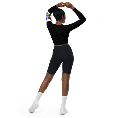 Order of the Eastern Star OES FitFlex Crop Top – Empower Your Workout in Eastern Star Style