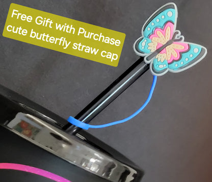 Self-Love is Important Drinkware/Free Butterfly Straw Cap