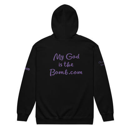 God is the bomb.com hoodie for your everyday comfortable our black hoodie with a powerful message: God is the Bomb.com. Made from high-quality material, this hoodie not only keeps you warm but also makes a bold statement. Show your faith in style and make a positive impact.  A must-have for any believer.
